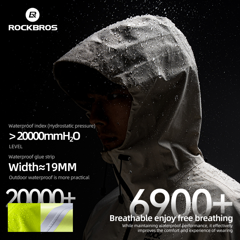 Cycling Gear Rain - ROCKBROS-Veste de cyclisme imperméable pour homme