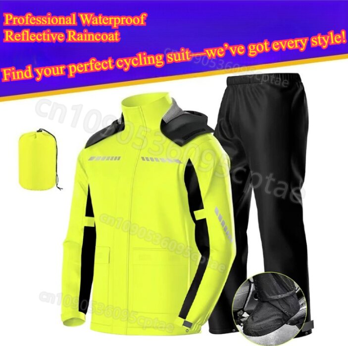 Cycling Gear Rain - Combinaison de pluie imperméable pour moto