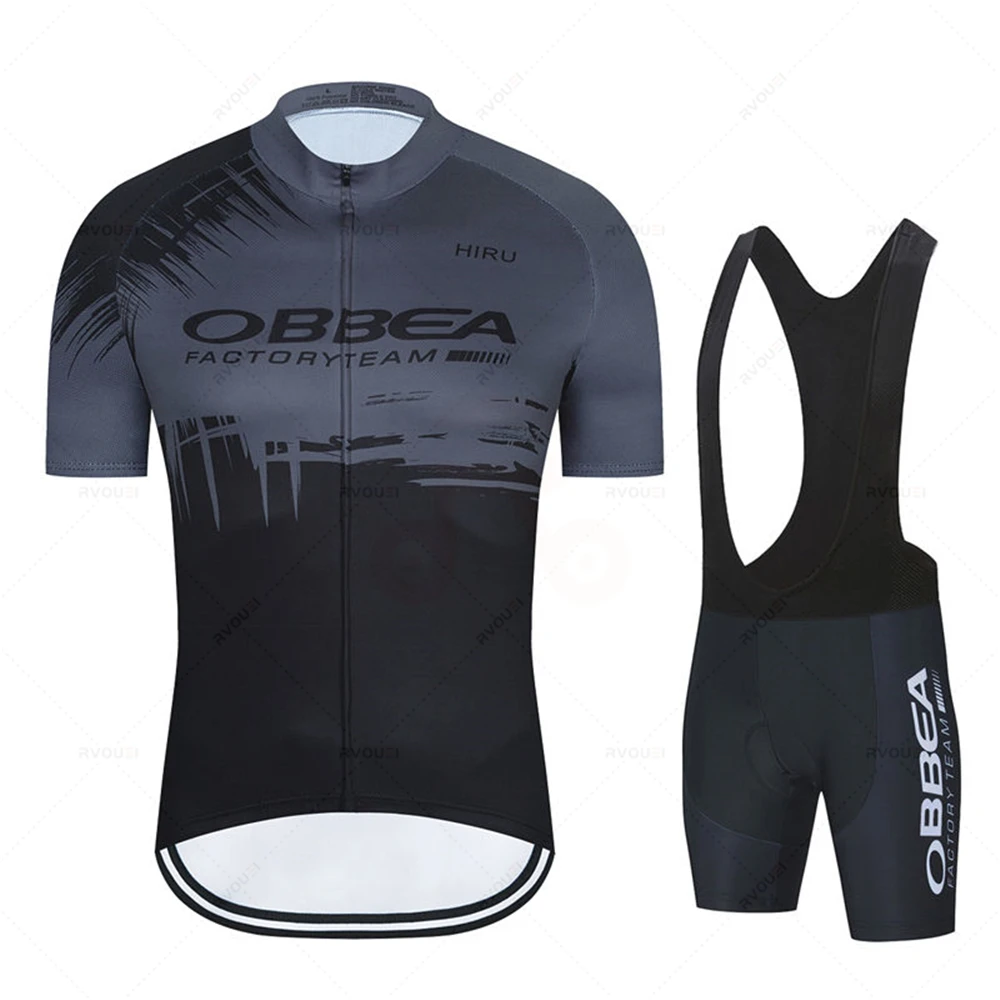 Cycling Gear Leaderboard - Hiru-Ensemble de maillot de cyclisme respirant,