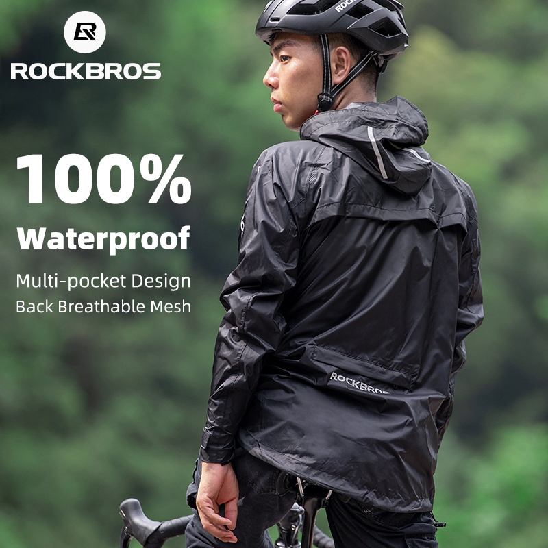 Cycling Gear Rain - ROCKBROS-Manteau de Pluie de Cyclisme Imperméable