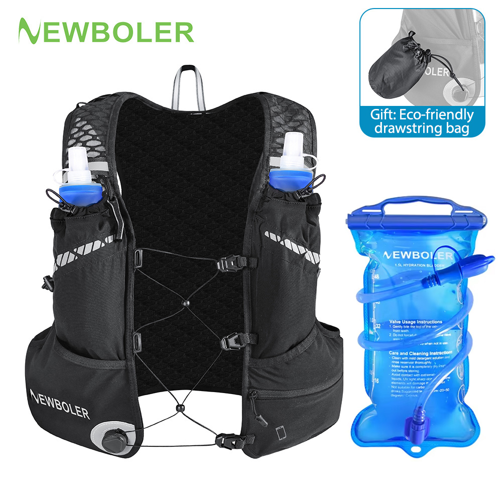 Cycling Gear Organizer Bag - Gilet d'hydratation respirant 8L pour course