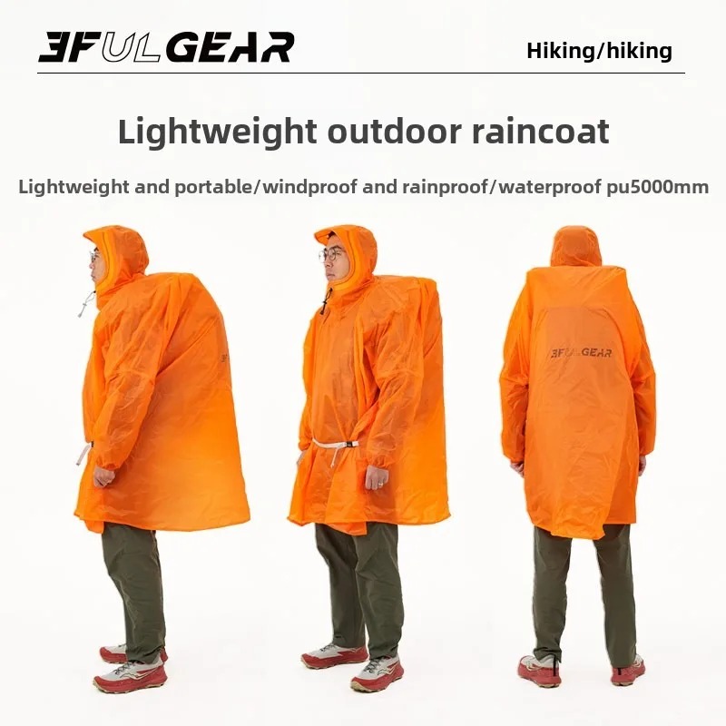Poncho de pluie ultraléger 3F  - Cycling Gear Jacket avis et prix